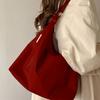 2025 Niche Design New Commuter Fashion Tote Women's Bag Wedding Red Versatile Simple Large Capacity Shoulder Bag