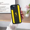 Luxury FerrariEs Sports Car Phone Case Simple Solid Color Frosted Silicone For IPhone 17 16 13 12 15 14 Promax Plus All Inclusi JG2