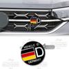 3D Metal Wolfsburg Edition Logo Front Grill Emblem Sticker For Golf Mk5 VW Passat Jetta Tiguan Polo Rear Trunk Side Fender Decor