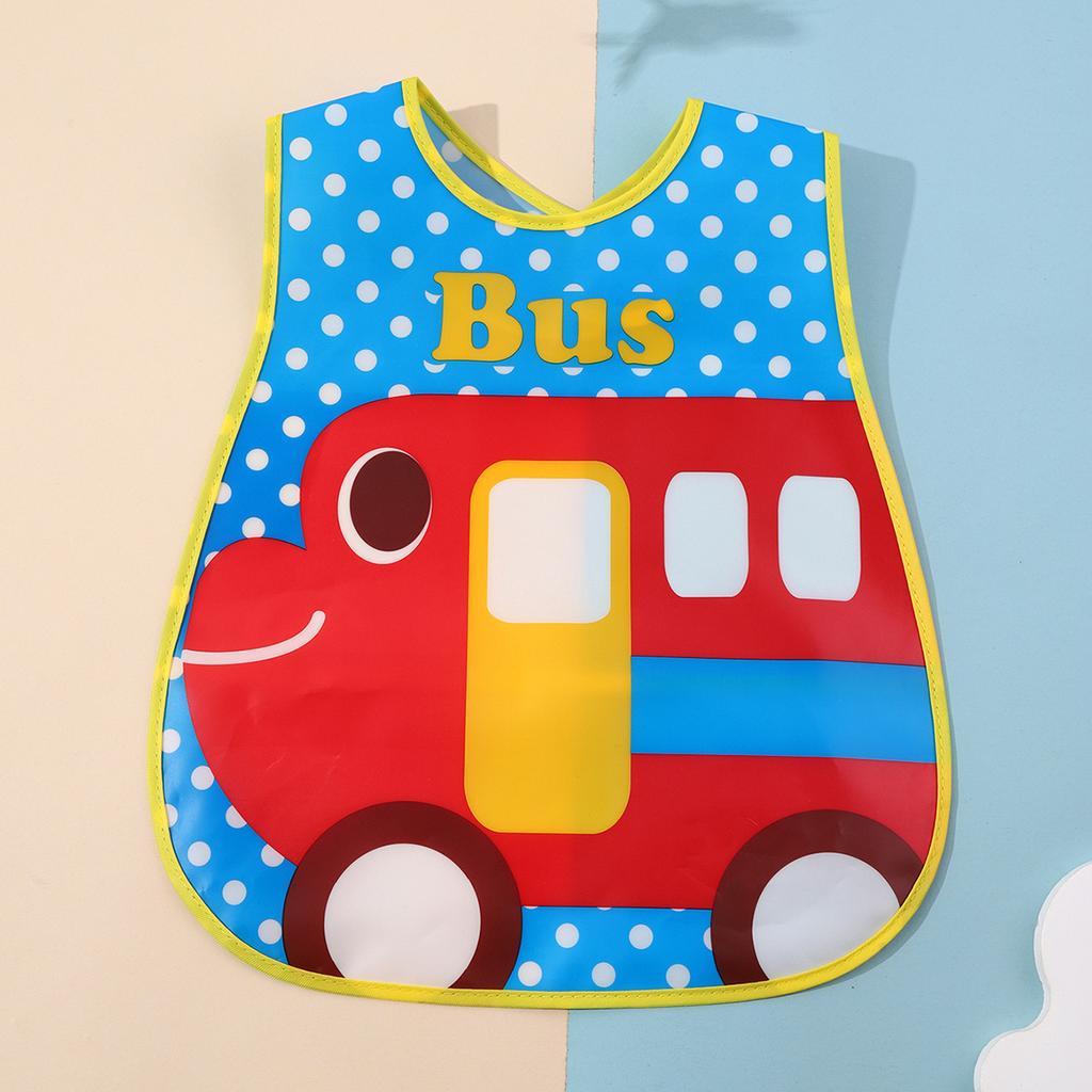 Cartoon Baby Bibs Waterproof Newborn Bandanas Feeding Baby Burp Cloths Girls Boys Saliva Towel Print Apron
