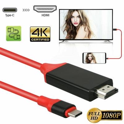 Káblový adaptér USB Type-C na HDMI HDTV 4K 30HZ s vysokým rozlíšením pre PC Laptop Tablet Smartphone