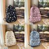 Summer Harajuku Style Backpack For College Students With Nylon And Geometric Prints For Daily Use