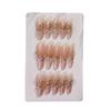 Handmade Luxury Rhinestone Transparent Long Wearable Nail Tips