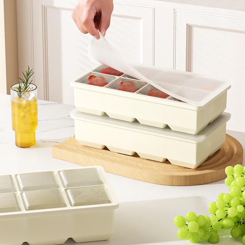 Changbaosen Large Square Silicone Ice Cube Tray