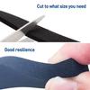 2pc/set 2m/78.74in Foam Door Window Sealing Strip Wearable Sliding Soundproof Sponge Strip Rain-proof Self-adhesive Tape