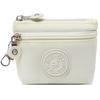 New Solid Color Women Wallet Nylon with Keychain Coin Purse Waterproof Mobile Phone Bag Ladies