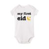 My First Eid Unisex Baby Clothes Girls and Boys Casual Jumpsuits Toddler 0-24M Kids Clothes Newborn Baby Gifts