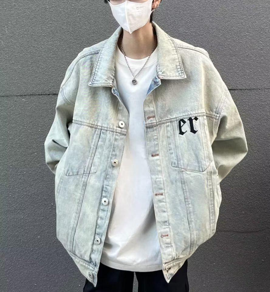 ER Gothic Cross Oversized Hoodie - American High Street Fashion Sweater for Couples