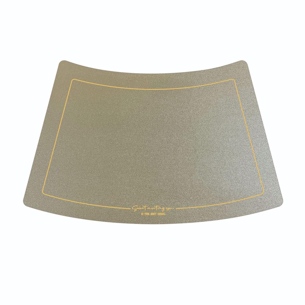 European-style household leather placemat Hotel restaurant Western food mat Oil-proof, water-proof and heat-insulating creative plate Dining table mat