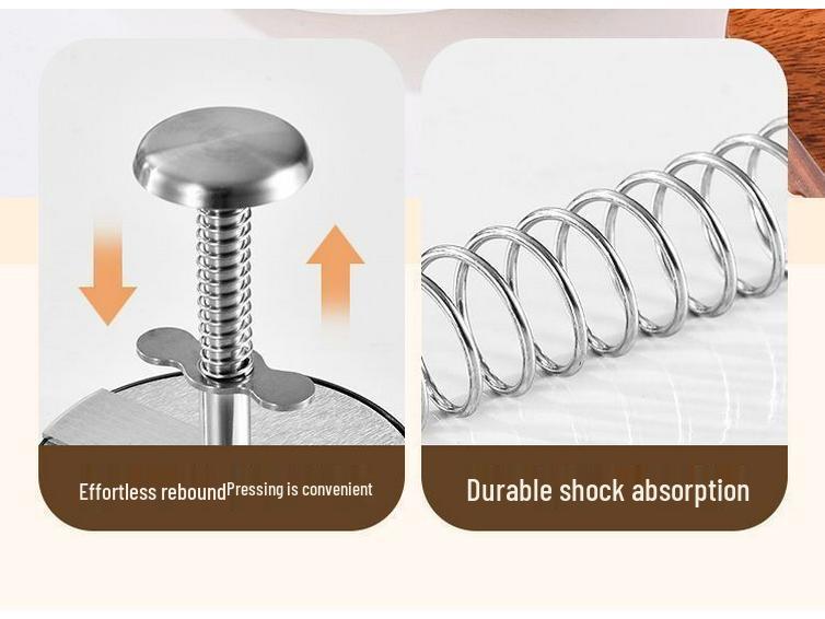 304 Stainless Steel Manual Hamburger Patty Press Mold for Kitchen