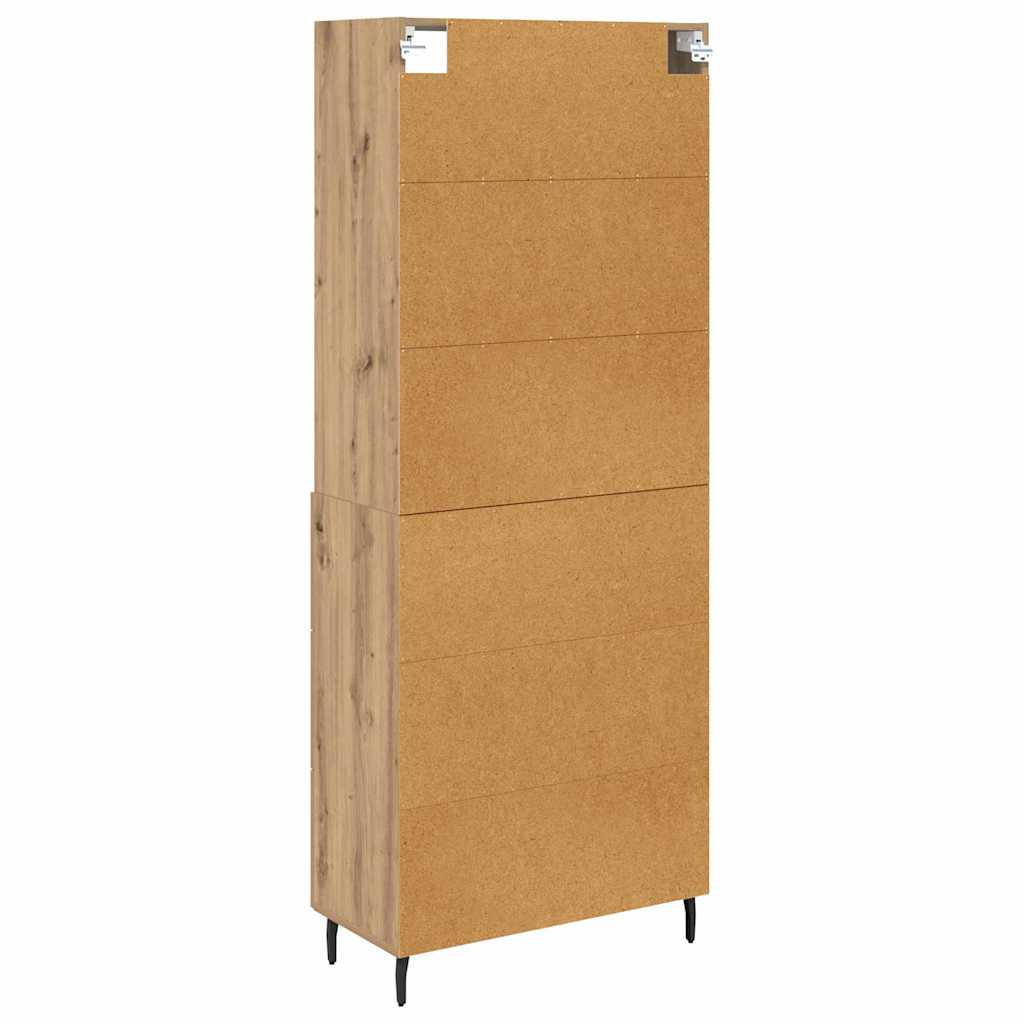 Highboard with Drawers Artisan Oak 69.5 x 34 x 180 cm