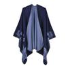Women's Fashion Jacquard Imitation Cashmere Shawl - Thickened, Warm, Large Cape Scarf
