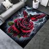 Chair Mat: Gothic Butterfly & Rose Office Carpet Large Size, Home Decor, Sofa Rug, Gift for Office and Living Room