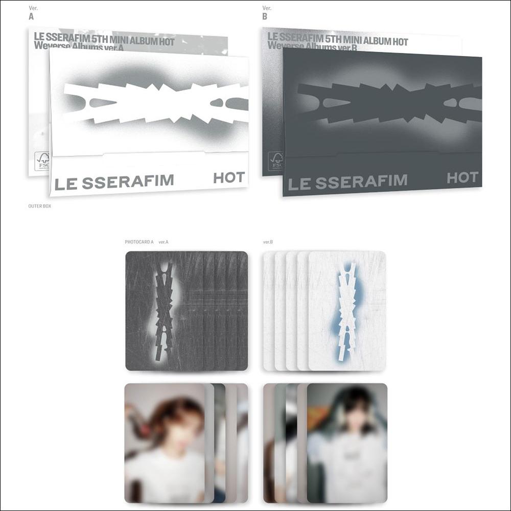 LE SSERAFIM HOT Weverse Albums Ver. / 5th Mini Album