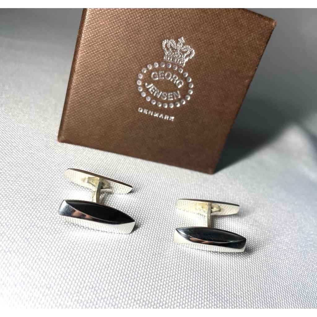 Used Good Condition Rare GEORG JENSEN Georg Jensen #90 Sterling Silver Cufflinks Cufflinks Button SV925 With box