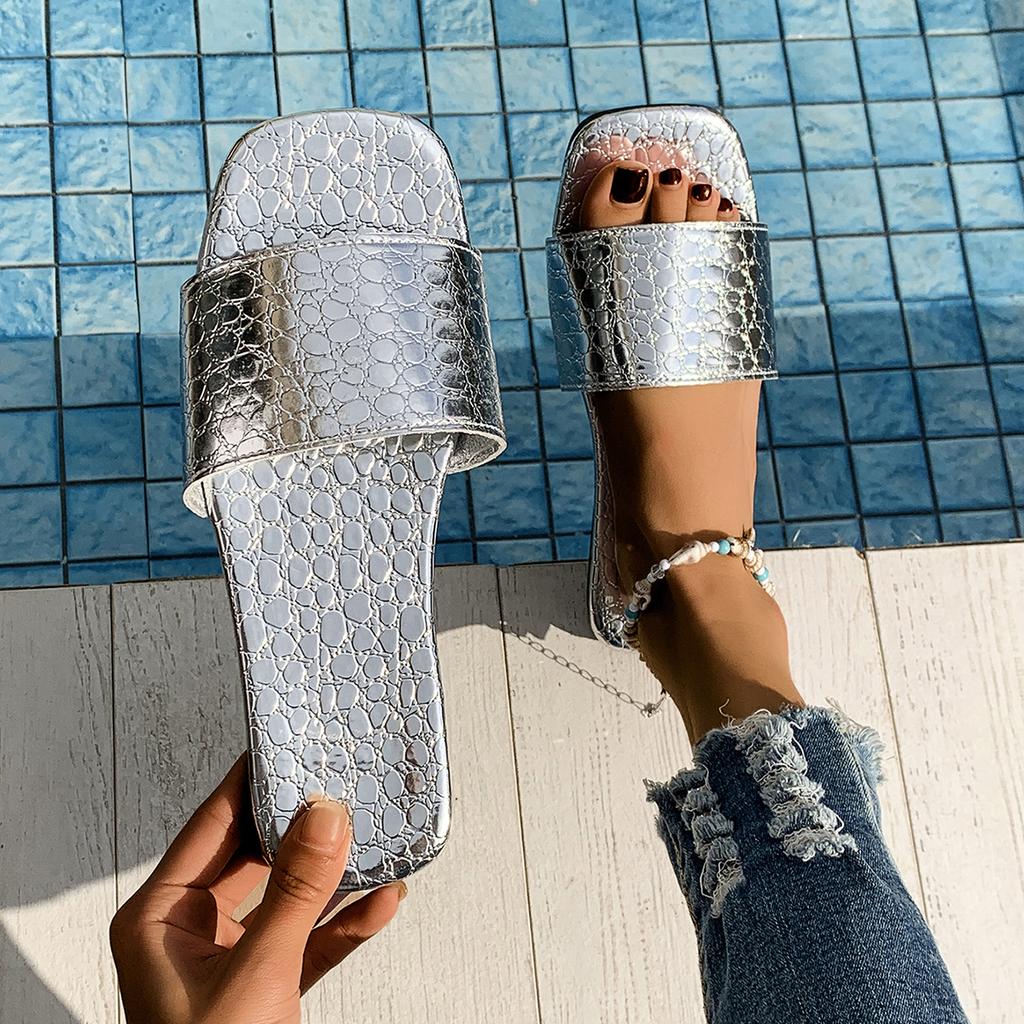 Fashion Women Home Slippers Hotel Travel Non-Slip Bathing House Slippers Unisex Flat Shoes Fashion Outdoor Luxury Slippers Slides Women