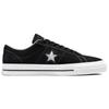 Converse One Star Pro Suede Comfortable Abrasion Resistant Non-Slip Low Top Board Shoes Unisex Black & White