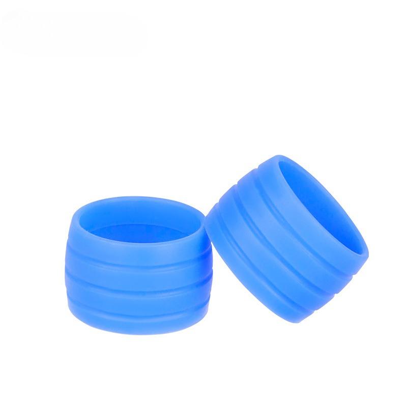 2pcs Silicone Anti-skip Bicycle Handlebar Tape Plug Fixed Ring Road Bike Shift Handle Protection Cover Non-Slip Cycling Accessor