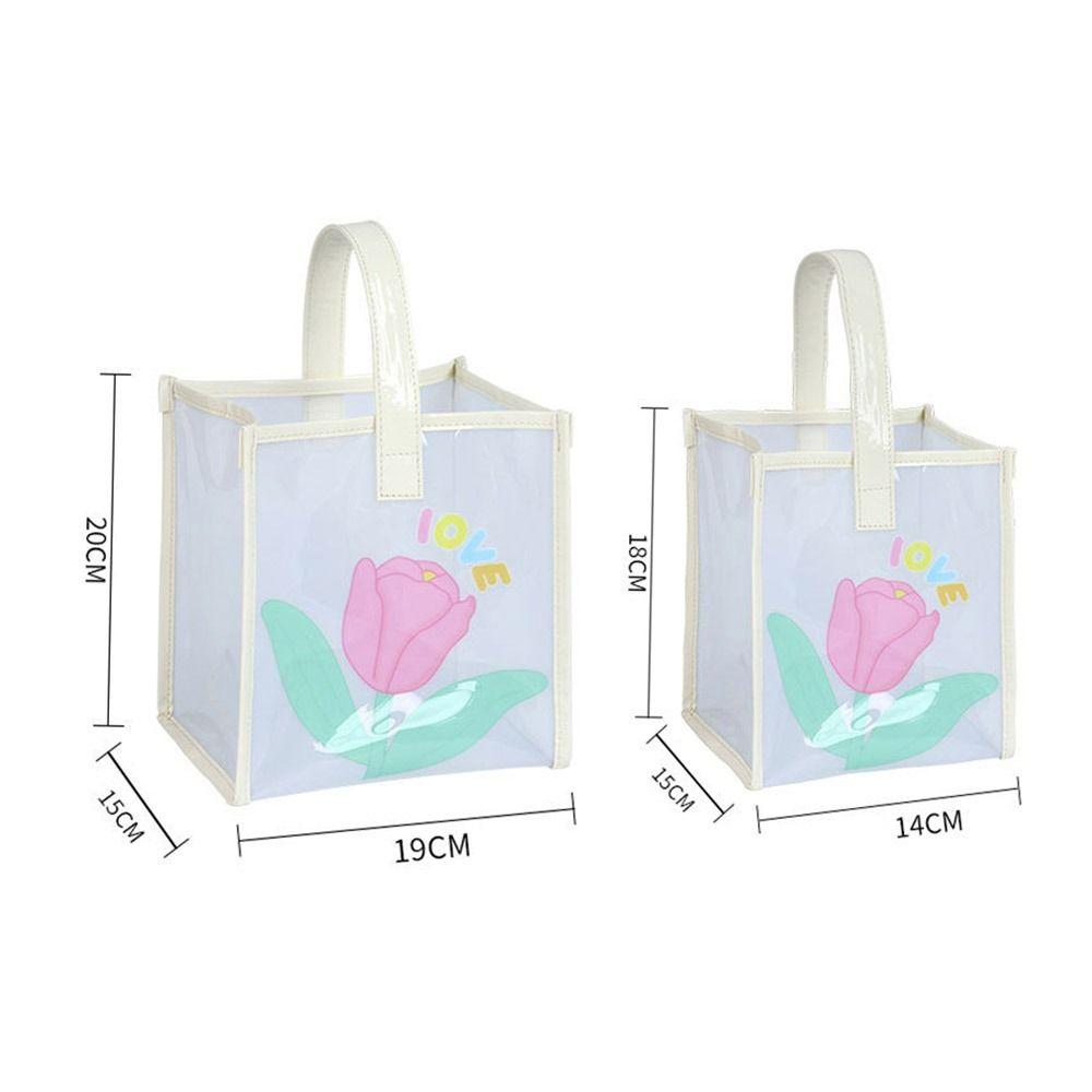Transparent Bag Summer Travel Portable Swimming PVC Jelly Beach Bag Large Capacity Shoulder Bag Tote Bags