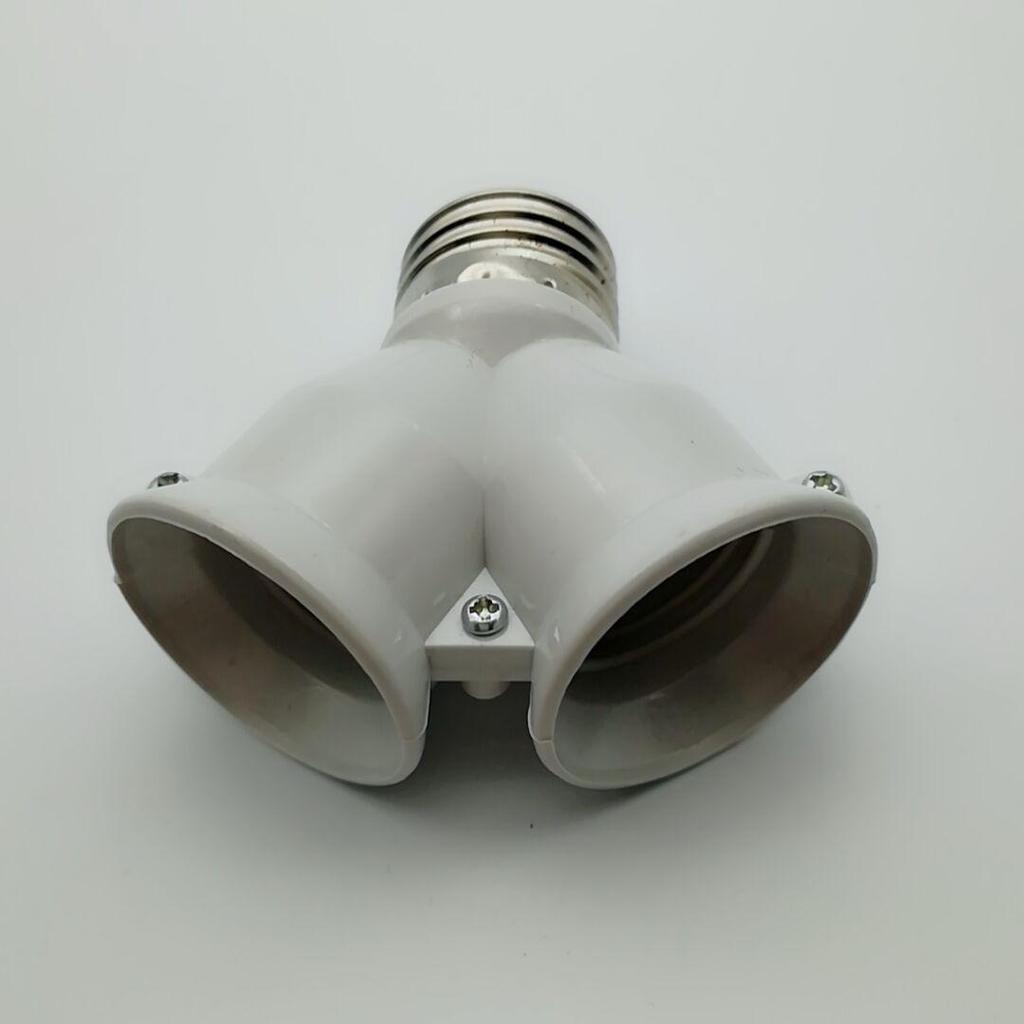 Multi-Socket E27 Lamp Holder Splitter: 1-to-2, 1-to-3, 1-to-4, 1-to-5 Spiral Head Adapter