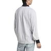 adidas Embroidered Letter Colorblock Loose Long Sleeve Polo Shirt Men Tops Gray IM4585