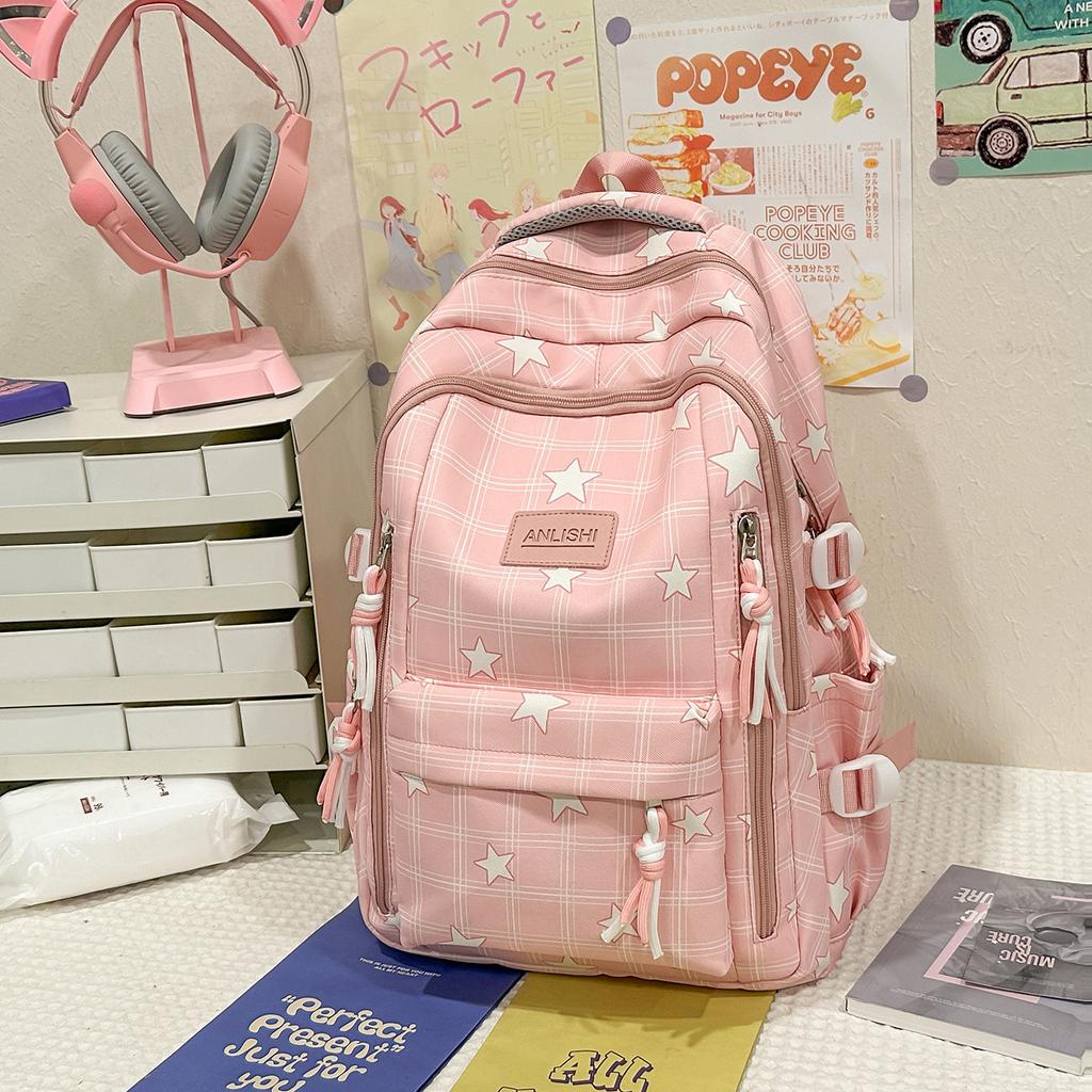 Schoolbag1011 College Style Girl Backpack Mori Small High Texture Bear Small Fresh Student Backpack School Season School Bag