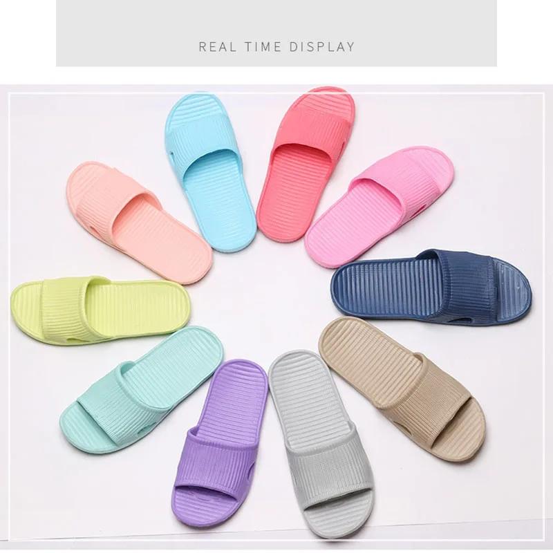 Fashion Flip Flops for Men 2025 Summer Home Slippers for Men Non-slip Indoor Slippers Fashion Slipper Female Bathroom EVA Slippers