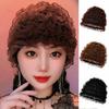 Soft Elastic Curly Hair Hat Breathable Mesh Lace Pullover Cap Beauty Lace Curling Hat  for Mom