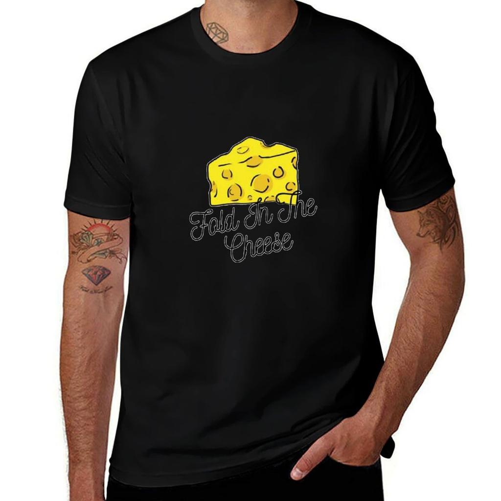 Fold In The Cheese TShirt cotton t shirts man 100 man t shirt cotton high quality TShirt