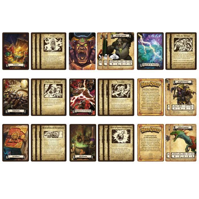 Heroquest, pack de quête les jungles de delthrak, jeux de rôle pour 2 à 5 joueurs, dès 14 ans, système de jeu heroquest requis