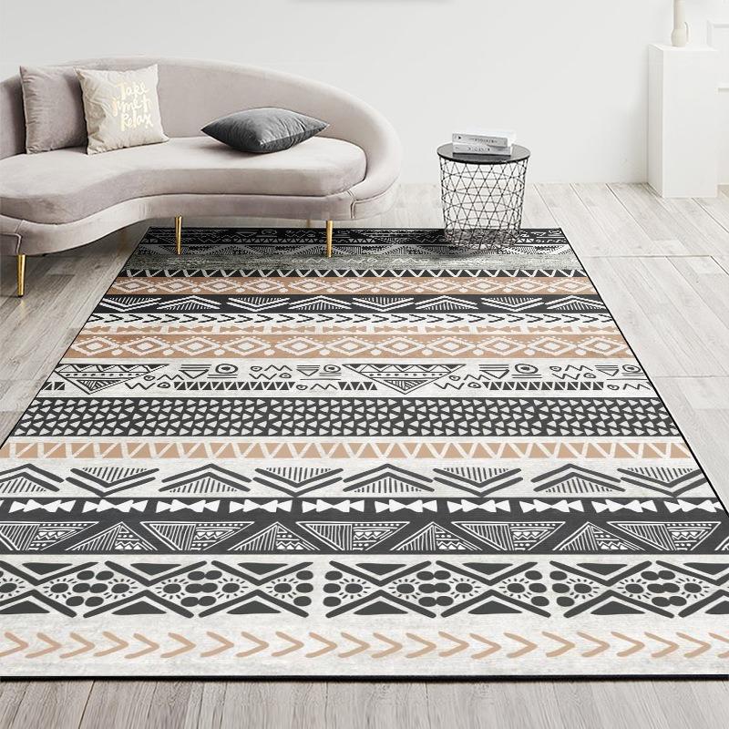Modern Minimalist Style Large Carpet Anti-slip Wear-resistant Soft Mat for Living Room Bedroom Rug Beautiful and Fashionable