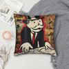 Monopoly jogo de dinheiro Fronhas Estampadas Capa de Almofada Capas de Almofada Decorações Quentes para Quarto Quadrada Multitamanho
