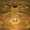 Remote Control Crystal Rose Table Lamp 16 Color Aesthetic Lights Projector Night Light  Home