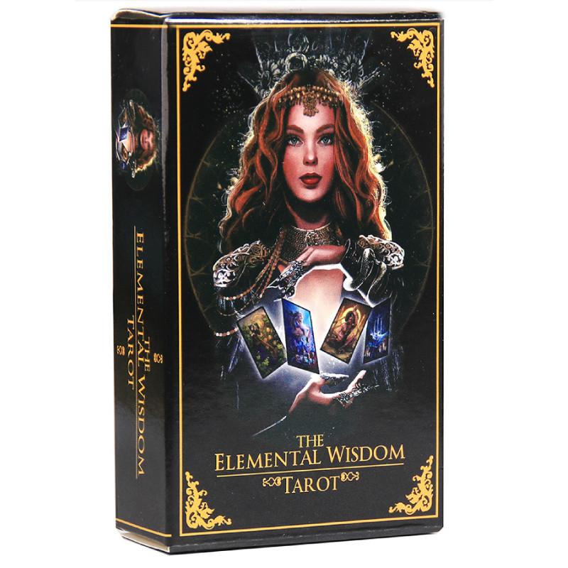 Elemental The Wisdom Tarot Board Game Cards Party Play Props Durable Fun Gift