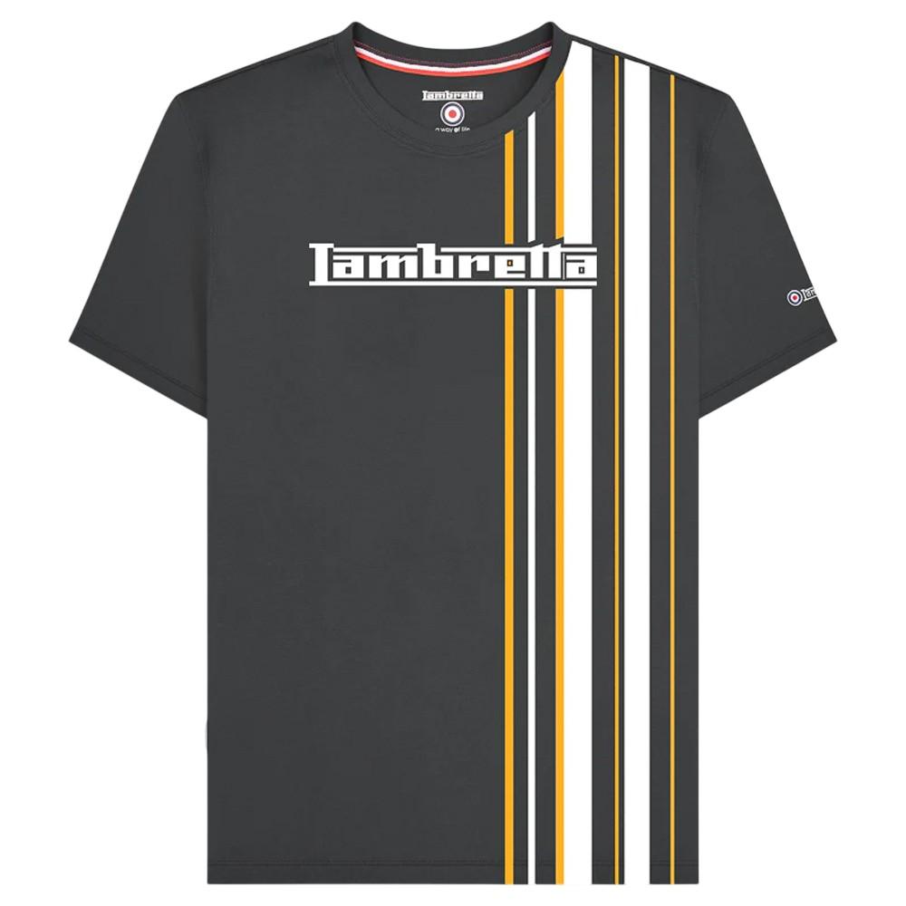 Lambretta Mens Racing Stripe T-Shirt