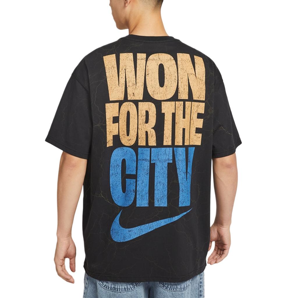 Nike NBA Oklahoma City Thunder Crew Neck Comfortable Versatile Pullover Drop Shoulder Short Sleeve T-Shirt Men T-Shirts IU3076-010