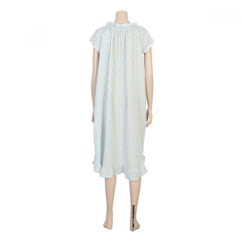 Barbara Women S Pleated Floral Homewear dreSS  Agw4626ll 