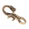 2 Pcs Brass Keychain Bottle Opener Beverage Can Car Key Hook Keyring Tool Retro Dragon Design