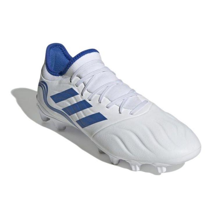 Adidas Copa Sense.3 Mg Soccer Shoes Men Soccer Shoes White Blue GW3549