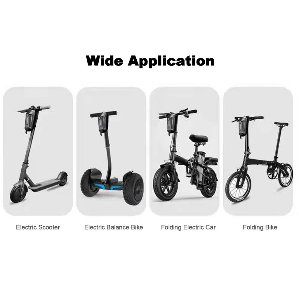 Geantă de depozitare EVA pentru trotinetă cu capacitate mare de 2L, impermeabilă, geantă de ghidon pentru trotinetă, geantă frontală suspendată pentru transportul uneltelor pentru