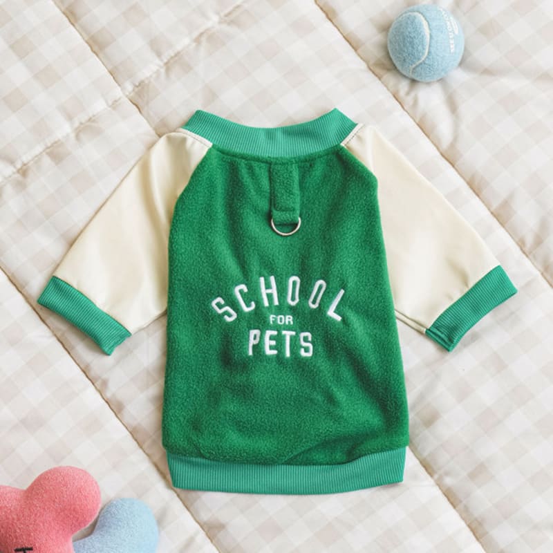 

[Pet] Baseball Jumper L Green