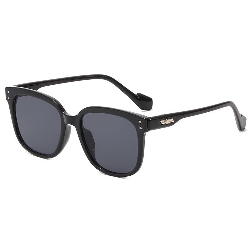 Xiaohongshu Style Large Frame Slimming UV Protection Sunglasses for Women and Men