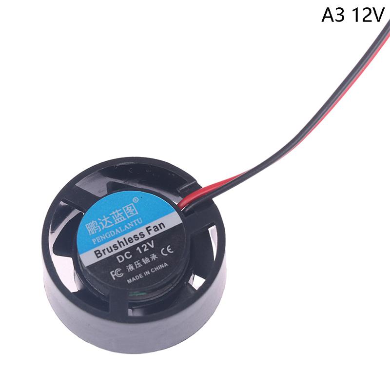

1Pc Notebook Micro Cooling Fan 25.5X10Mm 5V 9V 12V 24V Round Mini For Led Lamps Computer Radiator
