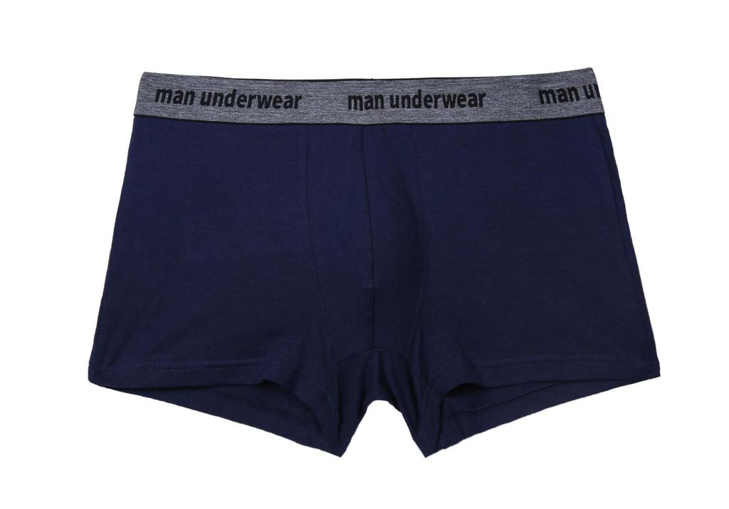 Men's Mid-Rise Pure Cotton Breathable Boxer Briefs - Youth Sports Trendy Style