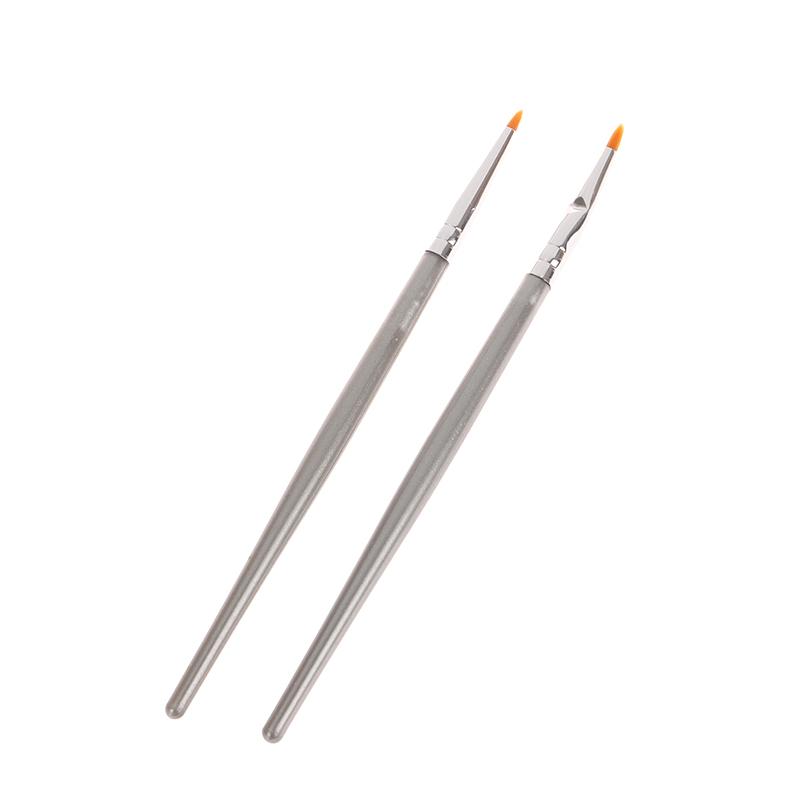 

Precision Fine Angled Eyeliner Brush Gel Eye Liner Tool with Synthetic Bristles Ultra Thin Slanted Flat Angle for Eye Makeup