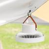 Portable Fan Rechargeable Electric Fan For Outdoor Camping Tent Cooler LED Light