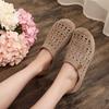 Summer New Birkenstock Hole Shoes Women'S Bag Head Half Slippers Soft Sole Breathable Hollow One Pedal Lazy Sandals