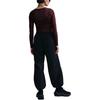 Nike Sportswear Comfortable Versatile Fashion Long Sleeve T-Shirt Women Tops Dark-Purple Burgundy HQ3753-652