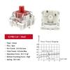 Gateron G Red Pro Switch Prelube 3 Pin RGB SMD Linear Gaming Mechanical Keyboard Pro Red 3.0 (108 Pieces, 3.0)