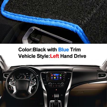 Car Dashboard Cover For Mitsubishi Pajero Sport / Montero 2016 2017 2018 Dashmat Pad Carpet Cover Dashboard Dash Mat Sun Shade